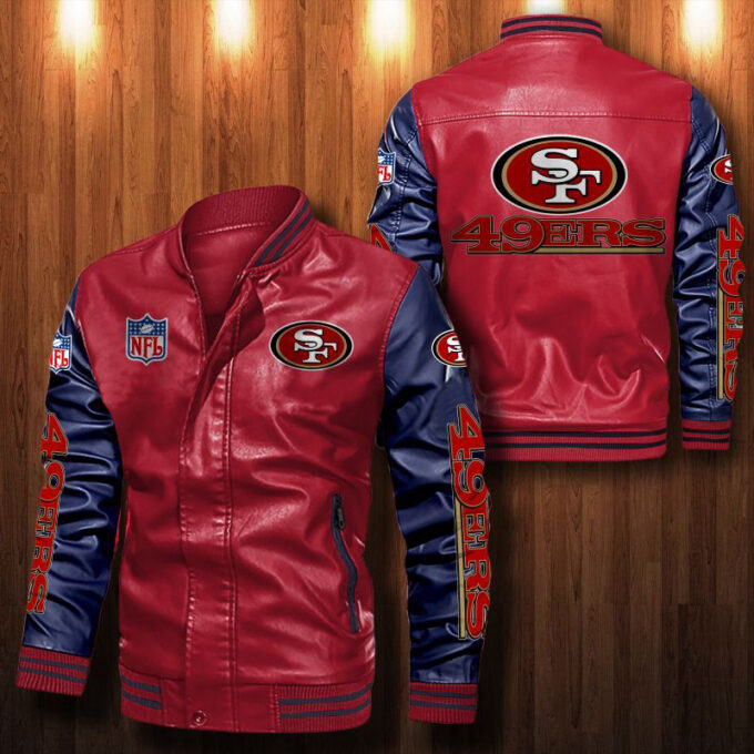 San Francisco 49ers Leather Bomber Jacket