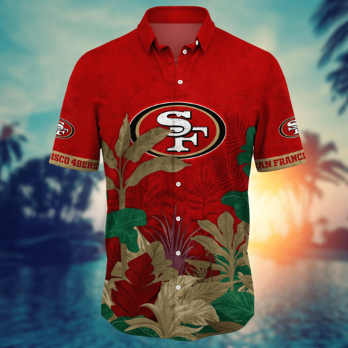 San Francisco 49ers NFL Flower Hawaii Shirt   For Fans, Summer Football Shirts