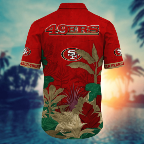 San Francisco 49ers NFL Flower Hawaii Shirt   For Fans, Summer Football Shirts