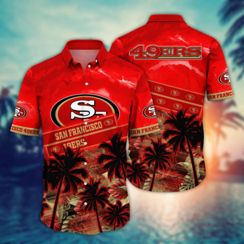 San Francisco 49ers NFL Flower Hawaii Shirt  For Fans, Summer Football Shirts