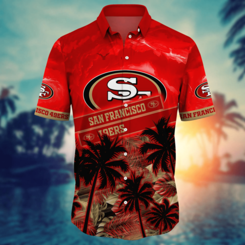 San Francisco 49ers NFL Flower Hawaii Shirt  For Fans, Summer Football Shirts