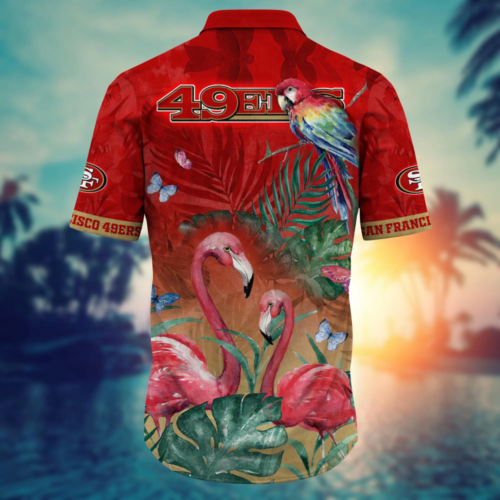 San Francisco 49ers NFL Flower Hawaii Shirt   For Fans, Summer Football Shirts