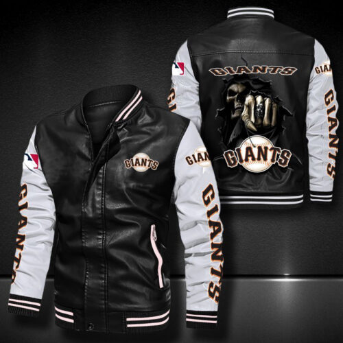 San Francisco Giants Leather Bomber Jacket