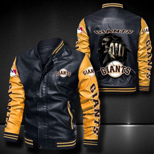 San Francisco Giants Leather Bomber Jacket