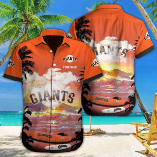 San Francisco Giants MLB-Custom Hawaii Shirt  For Men Women