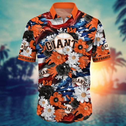 San Francisco Giants MLB Hawaii Shirt Independence Day, Summer Shirts