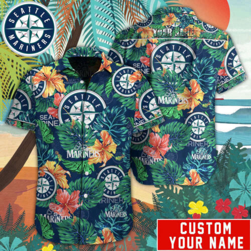 Seattle Mariners MLB-Custom Hawaiian  Shirt For Men Women