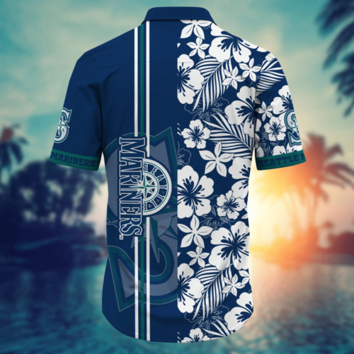 Seattle Mariners MLB Flower Hawaii Shirt  For Fans, Summer Football Shirts