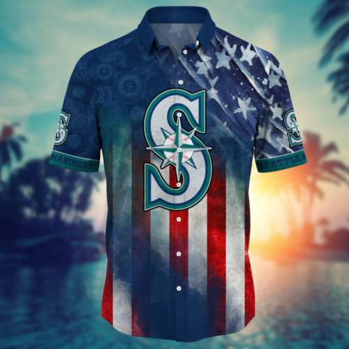 Seattle Mariners MLB Hawaii Shirt Independence Day, Summer Shirts