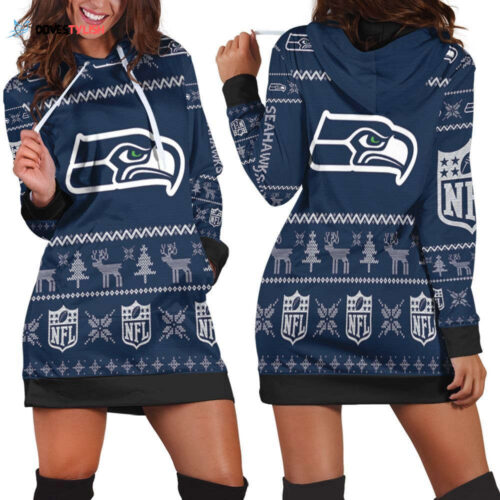 Seattle Seahawks Hoodie Dress For Women