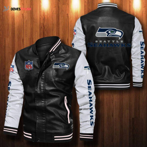 Seattle Seahawks Leather Bomber Jacket