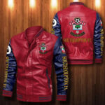 Southampton F.C Leather Bomber Jacket