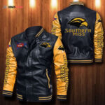 Southern Miss Golden Eagles Leather Bomber Jacket