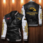 Southern Miss Golden Eagles Leather Bomber Jacket