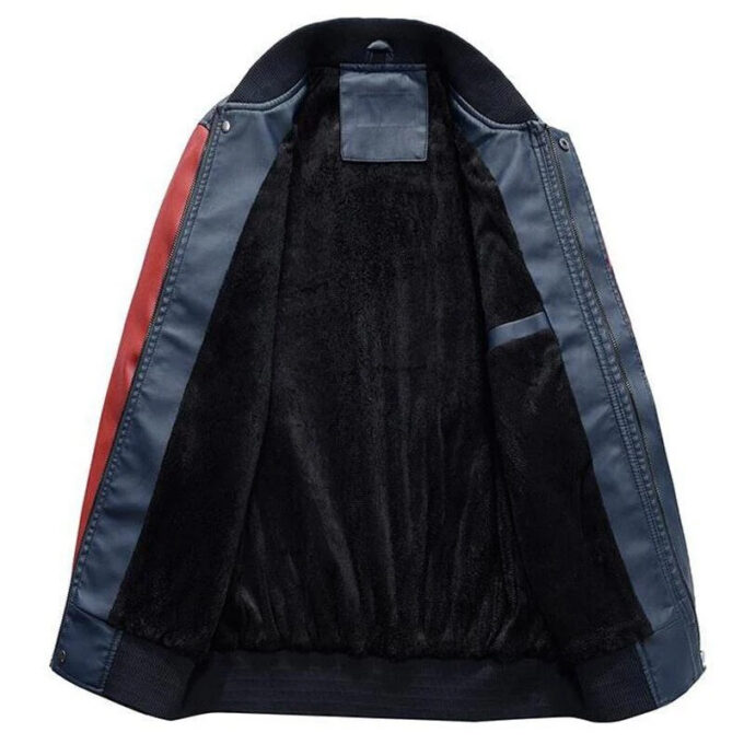 St Louis Blues Leather Bomber Jacket