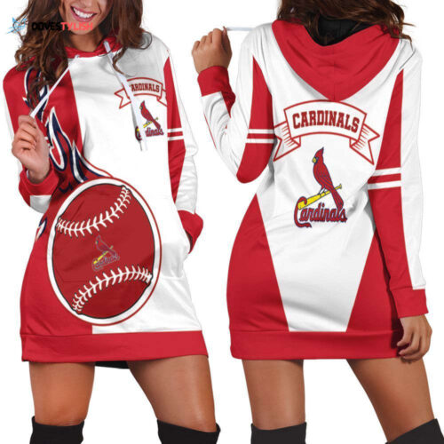 St. Louis Cardinals Hoodie Dress For Women