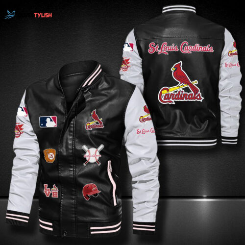 St. Louis Cardinals Leather Bomber Jacket