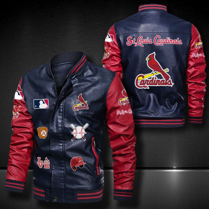 St. Louis Cardinals Leather Bomber Jacket