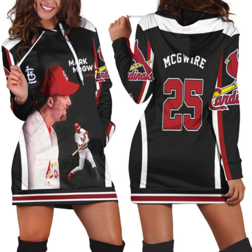St Louis Cardinals Mark Mcgwire Hoodie Dress For Women