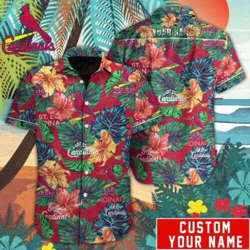 St. Louis Cardinals MLB-Custom Hawaiian  Shirt For Men Women