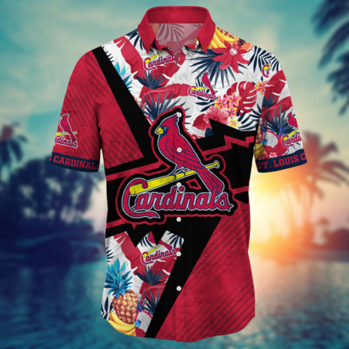 St. Louis Cardinals MLB Flower Hawaii Shirt  For Fans, Summer Football Shirts