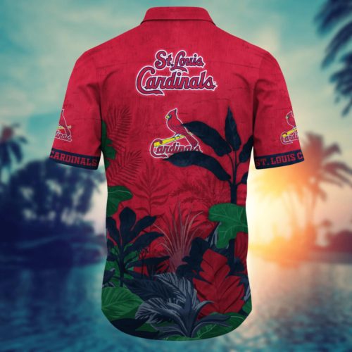 St. Louis Cardinals MLB Flower Hawaii Shirt   For Fans, Summer Football Shirts