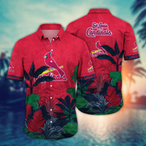 St. Louis Cardinals MLB Flower Hawaii Shirt   For Fans, Summer Football Shirts