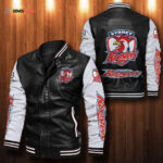 Sydney Roosters Leather Bomber Jacket