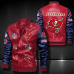 Tampa Bay Buccaneers Leather Bomber Jacket