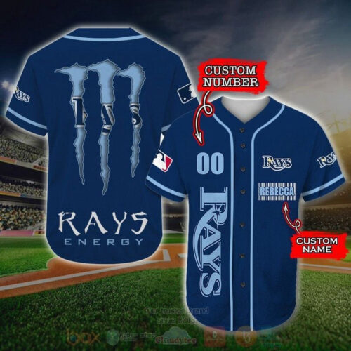Tampa Bay Rays Baseball Jersey Personalized BJ0045
