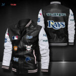 Tampa Bay Rays Leather Bomber Jacket