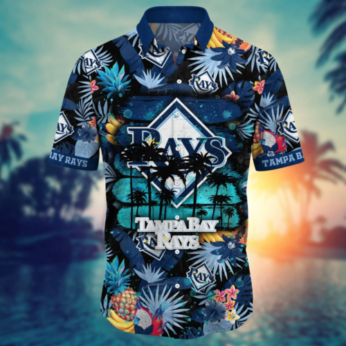 Tampa Bay Rays MLB Flower Hawaii Shirt   For Fans, Summer Football Shirts