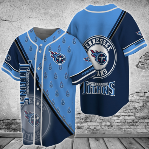 Tennessee Titans Baseball Jersey Shirt For NFL Fans