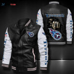 Tennessee Titans Leather Bomber Jacket