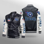 Tennessee Titans Leather Bomber Jacket