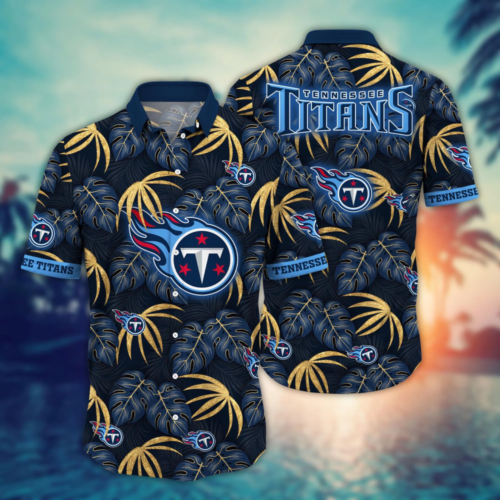 Tennessee Titans NFL Flower Hawaii Shirt   For Fans, Summer Football Shirts