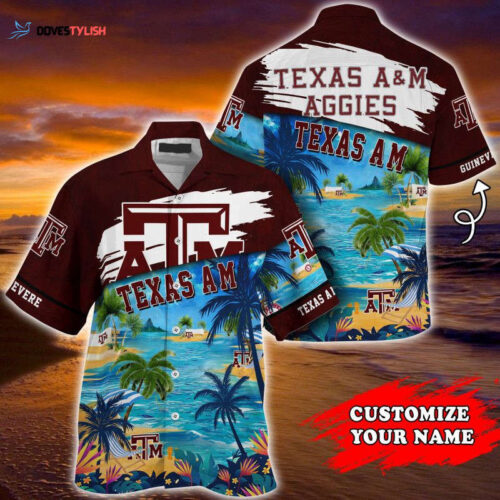 Texas A&m Aggies Ncaa Customized Summer Hawaiian Shirt For Men Women