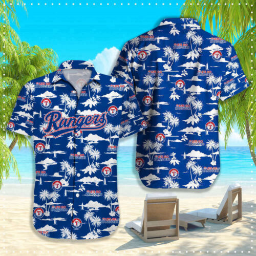 Texas Rangers MLB-Hawaiian Shirt  For Men Women