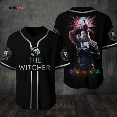 The Witcher Film Baseball Jersey Shirt 975