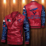 Toronto Blue Jays Leather Bomber Jacket