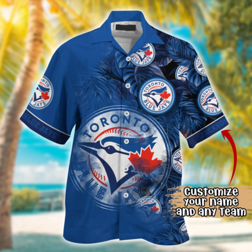 Toronto Blue Jays MLB Summer Hawaii Shirt And TShirt, Custom Football Shirts