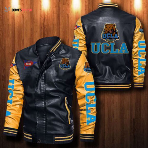 Ucla Bruins Leather Bomber Jacket