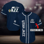 Utah Jazz Baseball Jersey For Fans BJ0058