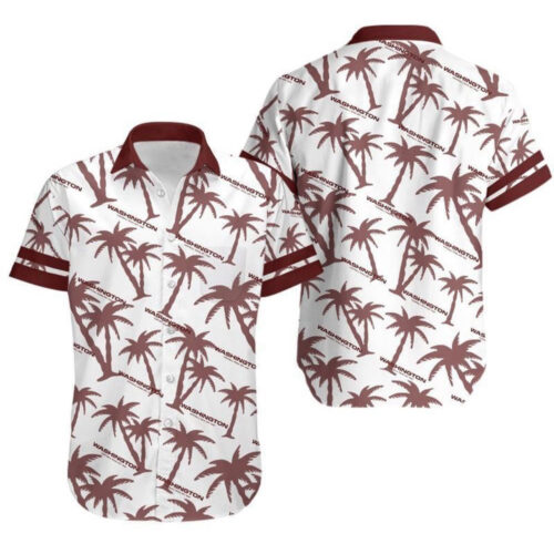 Washington Football Team Coconut Tree Gift For Fan Hawaii Shirt