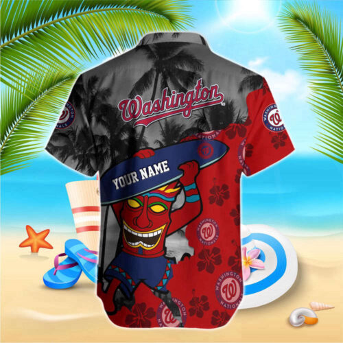 Washington Nationals MLB-Hawaiian Shirt Custom For Men Women