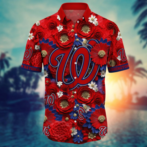 Washington Nationals MLB Hawaiian Shirt Trending For This Summer Customize Shirt Any Team