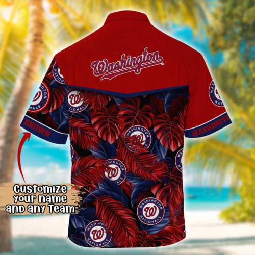 Washington Nationals MLB Summer Hawaii Shirt And TShirt, Custom Football Shirts