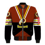 Washington Redskins Brown Bomber Jacket