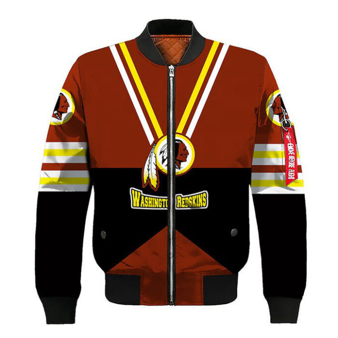 Washington Redskins Brown Bomber Jacket