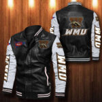 Western Michigan Broncos Leather Bomber Jacket